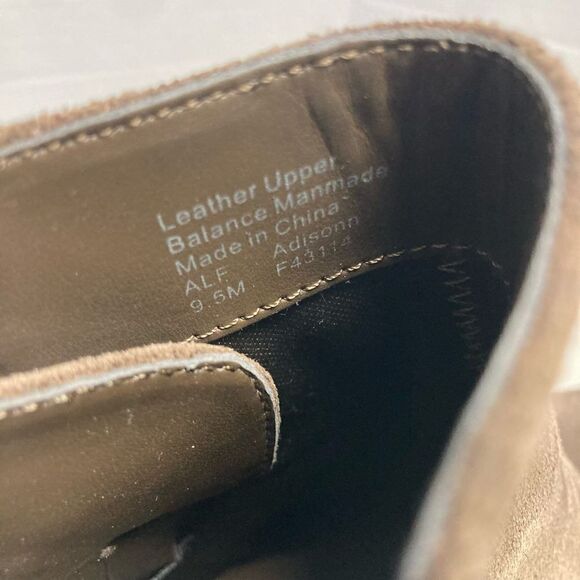 ALFANI Adison  Women’s Suede Leather Brown Booties Size 9.5 M 2” heel - Picture 10 of 12